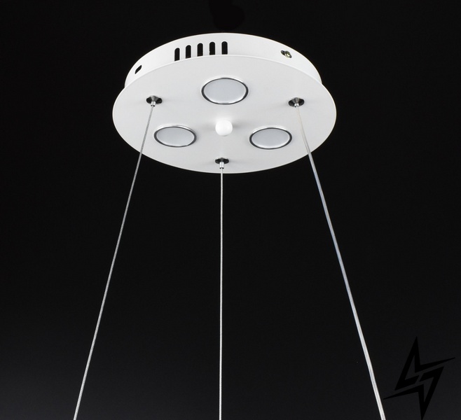 Потолочная люстра подвесная на 6 лампочек L23-37583 Белый AS143/500-wh фото в живую, фото в дизайне интерьера