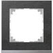 MTN4010-3669 Рамка M-Pure Decor Сланець / Алюміній 1-постова Schneider Electric Merten фото 1/2