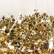 Дизайнерская люстра с золотистыми монетками из алюминия LE26926 12xG9 60x60см Золото MJ 63-600 GD, HP001/600GD фото в дизайне интерьера, фото в живую 8/8