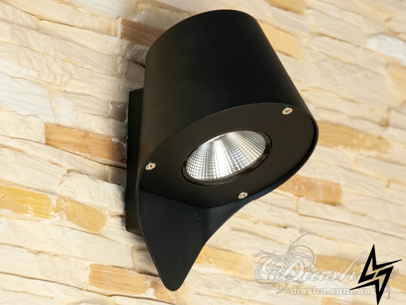 Однолучевая архитектурная LED подсветка D23-31057 Черный DFB-6001BK фото в живую, фото в дизайне экстерьера
