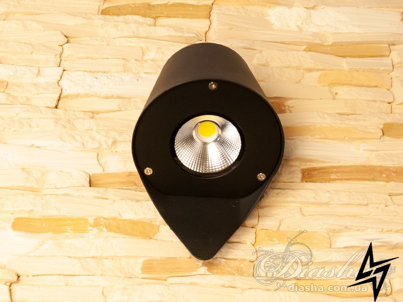 Однолучевая архитектурная LED подсветка D23-31057 Черный DFB-6001BK фото в живую, фото в дизайне экстерьера