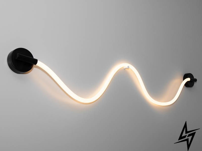 Современный светодиодный светильник шланг 5W Hoselight D23-32019 Черный 9601-BK фото в живую, фото в дизайне интерьера