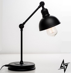 Настільна лампа UZ PikArt 4651 Чорний  фото наживо, фото в дизайні інтер'єру