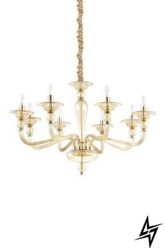 Люстра классическая Ideal Lux 159973 Danieli Sp8 Ambra фото