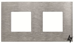 Двухместная рамка Zenit 2CLA227200N4001 N2272 OX (сталь) ABB фото