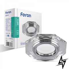 Врезной точечный светильник Feron 28488 8020-2  фото в живую, фото в дизайне интерьера