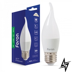 LED лампа Feron 25717 Standart E27 6W 2700K 3,7x12,6 см фото