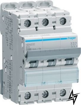 Автоматический выключатель Hager NBN332 3P 32A B 10kA фото