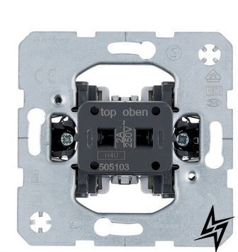 Кнопковий вимикач hotelcard, 2 розділені сигнальні контакти 2А / 250В 505103 Berker WDE505103 фото