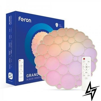 Светодиодный светильник с пультом ду Feron AL6030 GRAND COLOR 60W с RGB AL6030 RGB фото