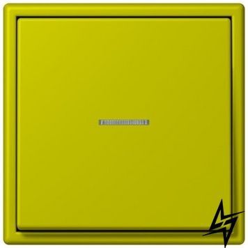 LC990KO54320F Les Couleurs&reg; Le Corbusier Кнопка для вимикача/кнопки з віконцем для підсвічування vert olive vif Jung фото