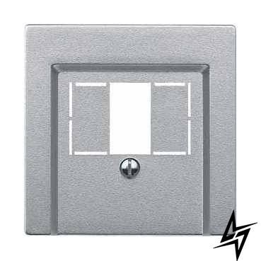 Лицевая панель USB-розетки Schneider Electric 297960 Merten System M, алюминий 297960 фото