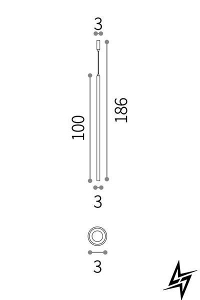 Подвесной светильник Ideal Lux 142906 Ultrathin Sp D100 Round Bianco фото