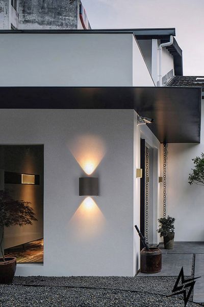 Настінний вуличний світильник Laguna Lighting 41561-02 чорний 2&times;1 Вт 4000 K IP54 41561-02 фото
