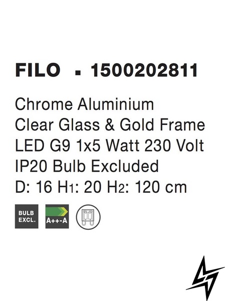 Подвесной светильник Nova luce Filo 1500202811  фото в живую, фото в дизайне интерьера