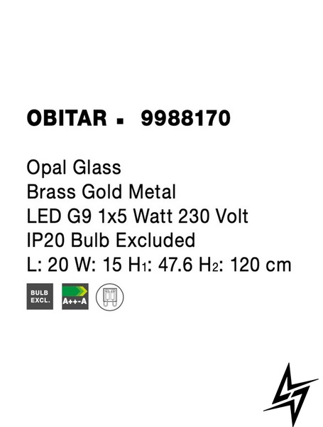 Подвесной светильник Nova luce Obitar 9988170  фото в живую, фото в дизайне интерьера
