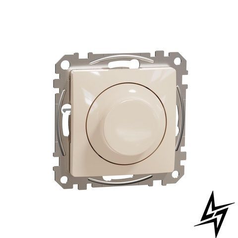 Димер для світлодіодних ламп Schneider Electric SDD112502 Sedna Design бежевий пластик фото