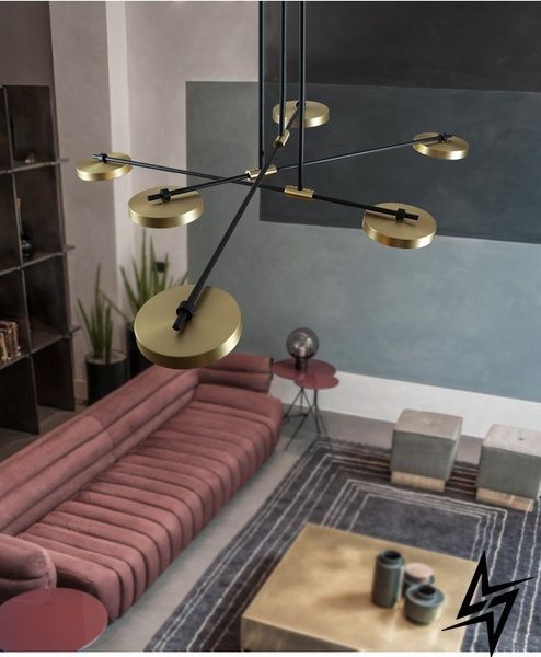 Серія люстр Molecular LED Lamp чорна 10 Вт 23-15234 053533/6 фото