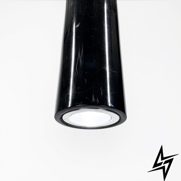 Підвіс із чорним мармуровим плафоном в стилі Ар-деко LE29862 1xE27 Латунь/Чорний SC 1/1 BK фото наживо, фото в дизайні інтер'єру