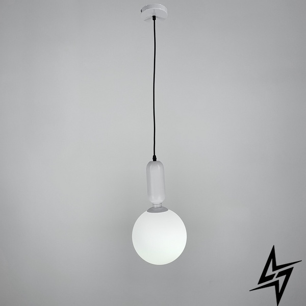 Подвесной белый светильник-патрон в стиле Loft LE39567 Белый/Белый 20см E27 AA 342-200 WH фото в живую, фото в дизайне интерьера