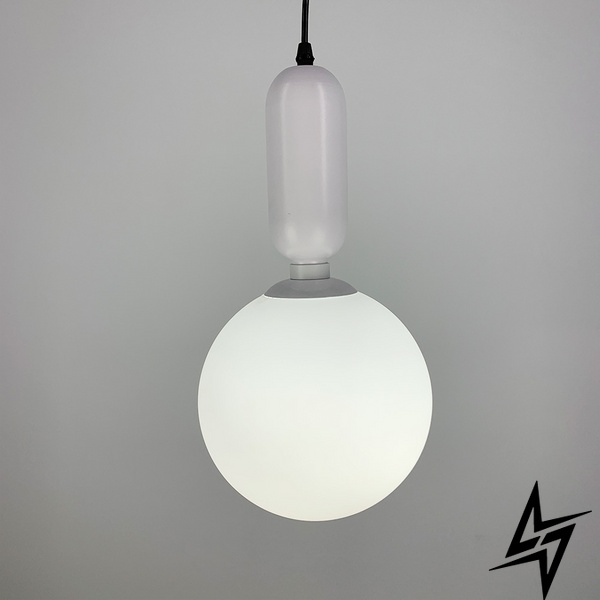 Подвесной белый светильник-патрон в стиле Loft LE39567 Белый/Белый 20см E27 AA 342-200 WH фото в живую, фото в дизайне интерьера
