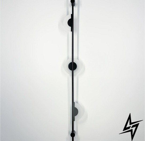 Удлиненный настенный светильник Alabaster Sconce LE26777 LED 8W 4000K 20x180x10см Черный WSE 09 фото в живую, фото в дизайне интерьера