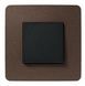 1-постова рамка Schneider Electric NU280217 Unica Studio Color, коричнева, матова, пластик NU280217 - зображення 9