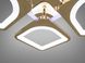 Потолочная люстра с диммером и LED подсветкой цвет золото 80W D23-33597 Золото S8060/4G LED 3color dimmer фото в дизайне интерьера, фото в живую 4/4