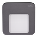 Настінний світильник Ledix Moza 01-225-36 врізний Графіт RGB з радіоконтроллер RGB LED LED10122536 фото в дизайні інтер'єру, фото наживо 1/5