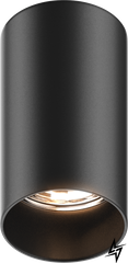 Накладной точечный светильник Zumaline 92680-N Tuba Sl 1 Black  фото в живую, фото в дизайне интерьера