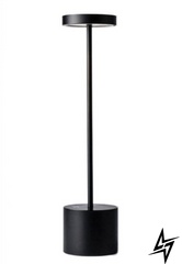 Настільна лампа з акумулятором KLOODI DECO TA-JB-TD01 2.7K BK LED  фото наживо, фото в дизайні інтер'єру