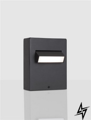 Вуличний настінний світильник Nova luce Brigitta 9020925 LED  фото наживо, фото в дизайні екстер'єру