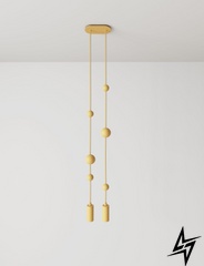 Подвесной светильник Sunderline 2S Ocher brown (RAL 8001) Оранжевый  фото в живую, фото в дизайне интерьера
