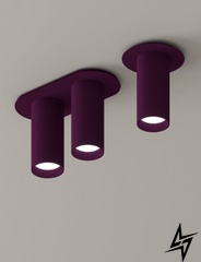 Потолочный светильник Spot 1S Purple violet (RAL 4007) Фиолетовый  фото в живую, фото в дизайне интерьера