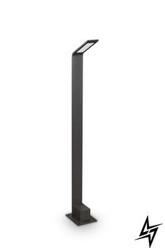 Вуличний освітлювальний стовпчик Ideal Lux 326733 Agos Pt H80 3000K Nero фото