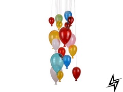 Люстра AZ2164 Azzardo Balloon MD50150-4  фото в живую, фото в дизайне интерьера