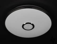 Стельовий світильник SMART LED з Bluetooth з пультом L23-37735 Білий M8293-400-rgb-bl фото наживо, фото в дизайні інтер'єру