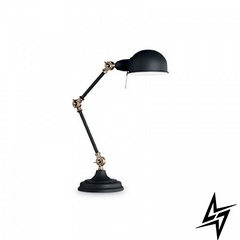 Офісна настільна лампа Ideal Lux Truman Tl1 Nero 145211 93969 фото наживо, фото в дизайні інтер'єру
