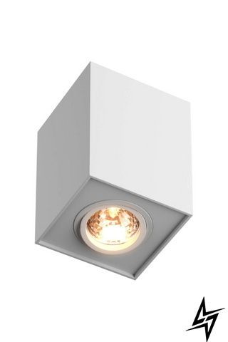 Точечный накладной светильник Zumaline Quadro 89200-WH белый GU10 фото