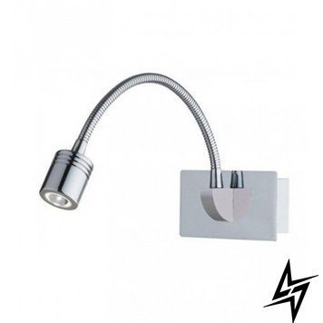 Настінний світильник (бра) 031477 Dynamo Ap1 Nickel Ideal Lux LED фото
