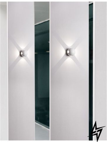 Настенный уличный светильник Nova Luce Como 852436 белый 4&times;1 Вт 3000 K IP54 852436 фото