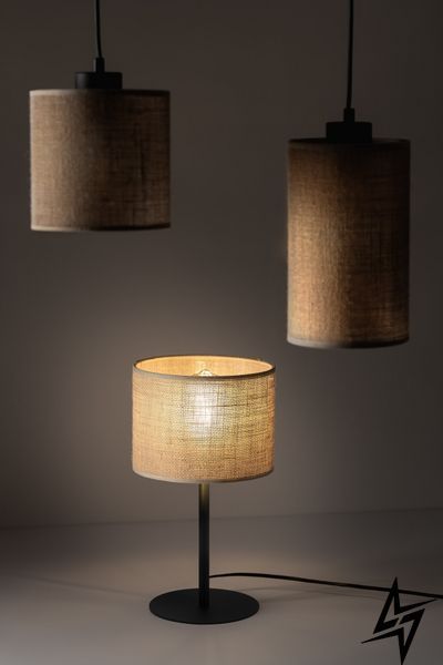 Настільна лампа TK Lighting Juta 5552 чорна E27 5552 фото