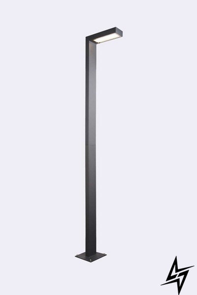 Ліхтарний стовб Norlys Asker Pole 1360GR LED 27896 фото наживо, фото в дизайні екстер'єру