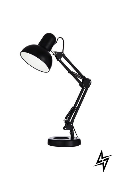 Офисная настольная лампа Ideal Lux Kelly Tl1 Nero 108094 88005 фото в живую, фото в дизайне интерьера