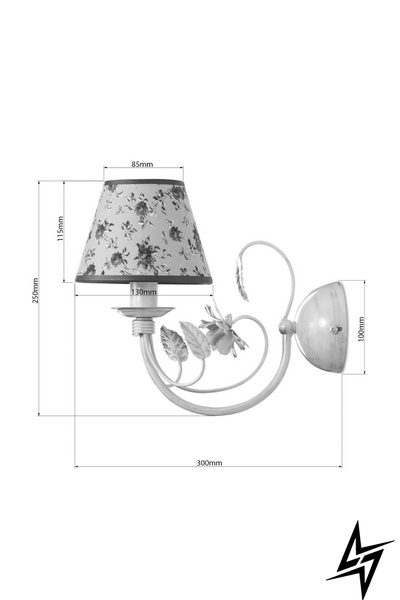 Бра декоративное NB Lighting Камелия 17422-cl218-aba60ne14-ct6820 28655 фото в живую, фото в дизайне интерьера