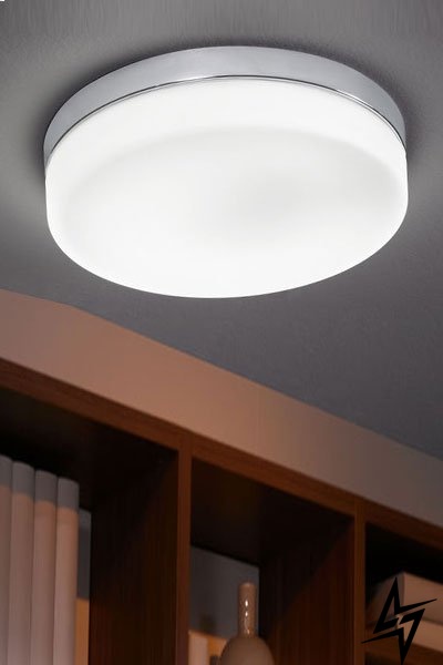 Потолочный светильник для ванной Eglo Lora 95001 ЛЕД 84409 фото в живую, фото в дизайне интерьера