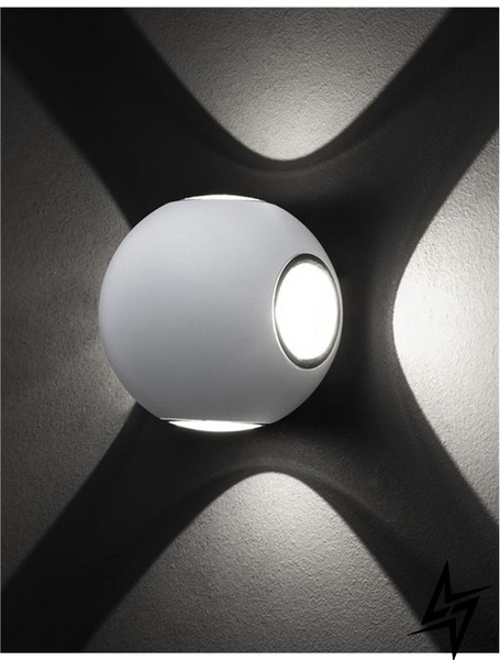 Вуличний настінний світильник Nova luce Como 852436 LED  фото наживо, фото в дизайні екстер'єру