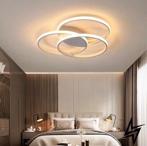 Стельова люстра ЛЕД Сeiling Ring біла LED 30 Вт 23-15235 057525/L3wt фото