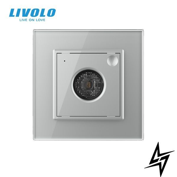 Розумний датчик звуку та світла ZigBee Livolo сірий (VL-C7FCJZ-2IP) VL-FCJZ-2IP-15 фото