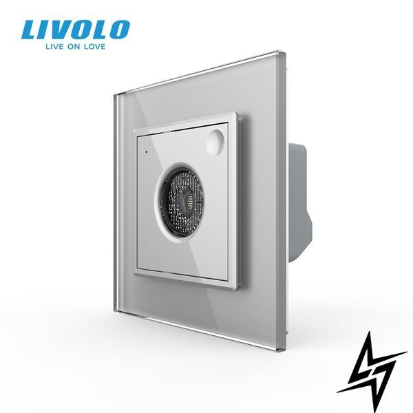 Розумний датчик звуку та світла ZigBee Livolo сірий (VL-C7FCJZ-2IP) VL-FCJZ-2IP-15 фото